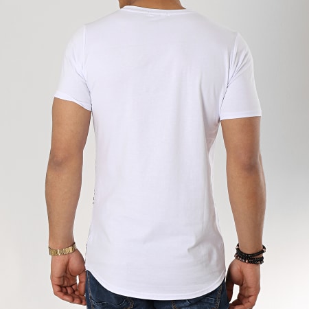MTX - Tee Shirt Oversize Strass FX189 Blanc