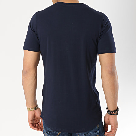 MTX - Tee Shirt Oversize Strass FX189 Bleu Marine