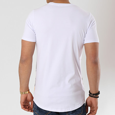 MTX - Tee Shirt Oversize FX233 Blanc Orange