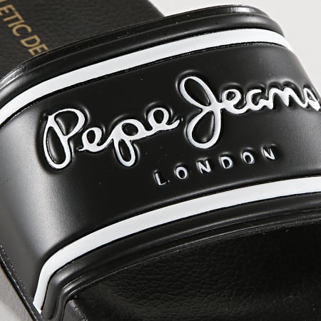 Pepe Jeans - Claquettes Slider Classic PMS70070 Noir