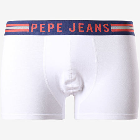 Pepe Jeans - Lot De 3 Boxers Pierre PMU10499 Gris Chiné Blanc Bleu Marine 