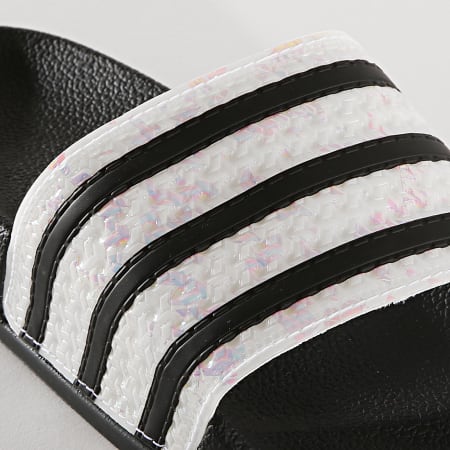 Adidas Originals - Claquettes Femme Adilette CG6256 Noir Blanc