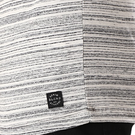 Blend - Tee Shirt Poche 20707905 Blanc Noir