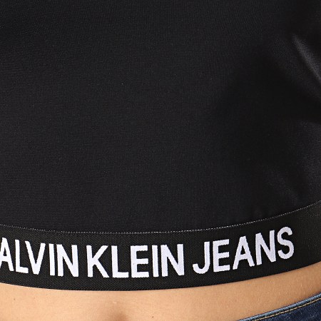 Calvin Klein - Débardeur Crop Femme Milano 0675 Noir