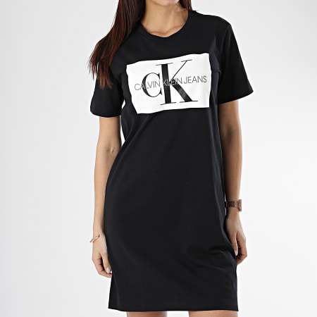 Calvin Klein - Robe Femme Iconic Monogram Box 1236 Noir