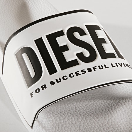 Diesel - Claquettes Valla Y01920-P0316 Blanc