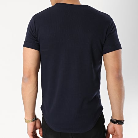 Frilivin - Tee Shirt Oversize 7241 Bleu Marine