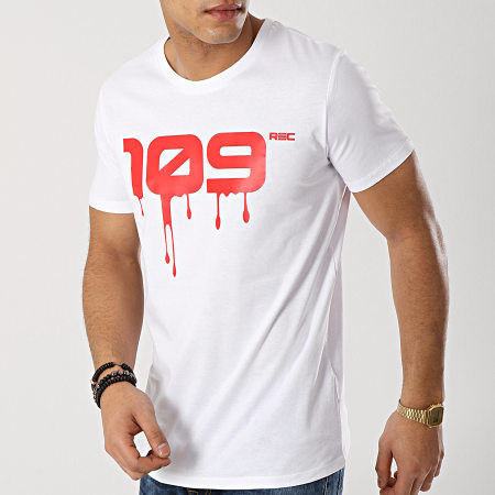 Landy - Tee Shirt 109 Rec Blanc Rouge