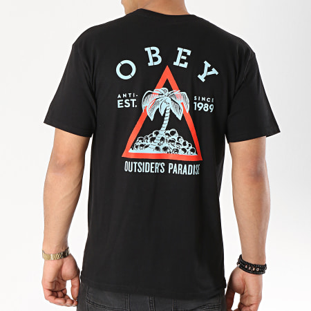 Obey - Tee Shirt Outsider's Paradise Noir