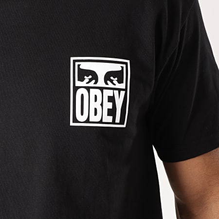 Obey - Tee Shirt Eyes Icon Noir