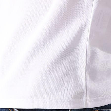 Teddy Smith - Tee Shirt Talito Bleu Marine Blanc