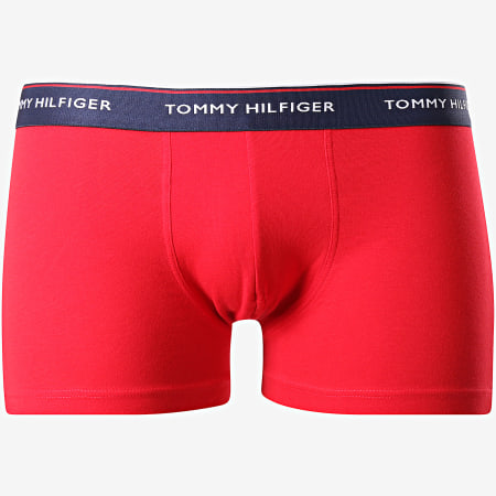 Tommy Hilfiger - Lot De 3 Boxers Premium Essentials 1U87903842 Bleu Marine Rouge Bleu Roi