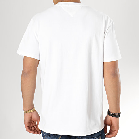 Tommy Hilfiger - Tee Shirt Box Logo 6078 Blanc 