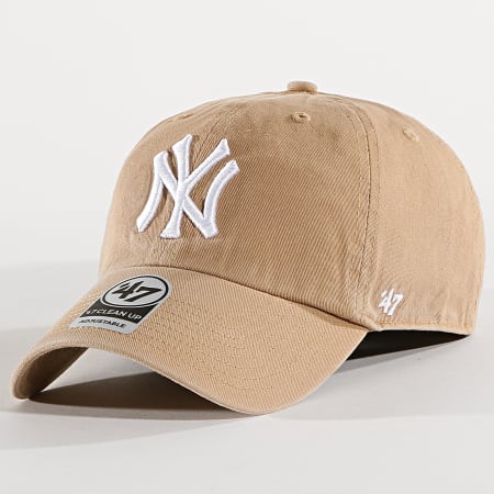 '47 Brand - Casquette New York Yankees Clean Up RGW17GWS Beige