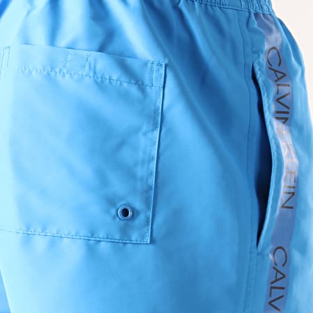 Calvin Klein - Short De Bain Avec Bandes Drawstring 294 Bleu Clair