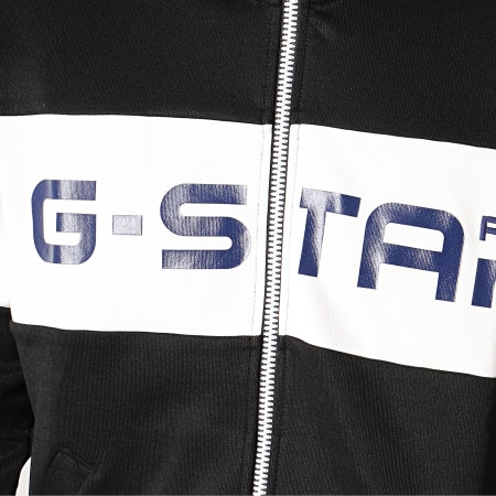 G-Star - Veste Zippée Alchesai D11553-A650 Noir Blanc