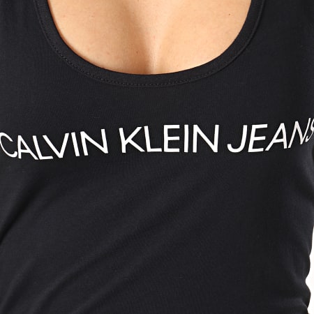 Calvin Klein - Débardeur Femme Institutional 0487 Noir