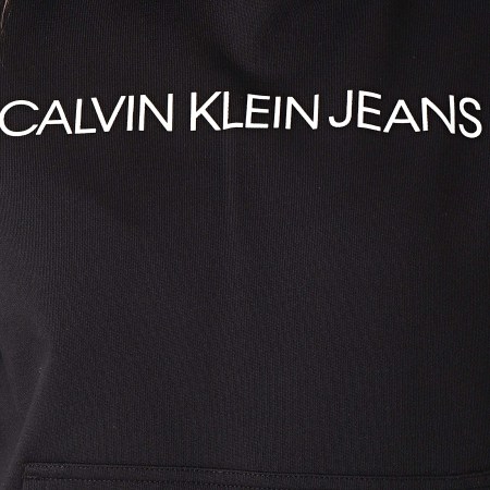 Calvin Klein - Sweat Capuche Femme 0597 Noir