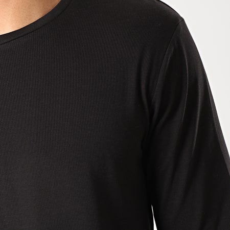 Celio - Tee Shirt Manches Longues Nepimamlr Noir