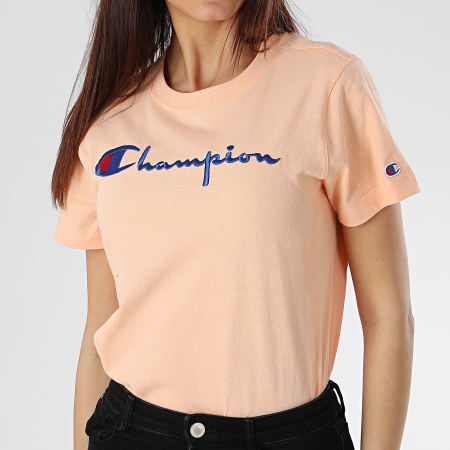 Champion - Tee Shirt Femme 110992 Orange 