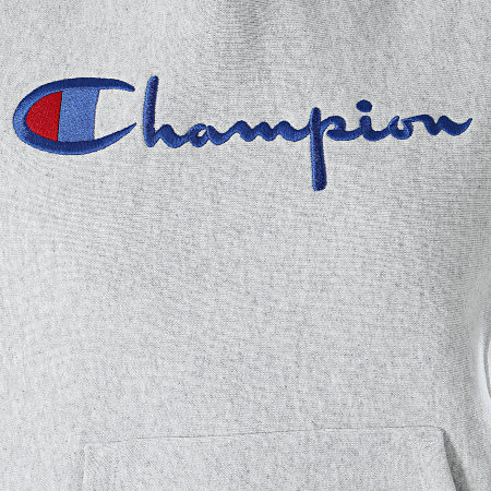 Champion - Sweat Capuche Femme 111555 Gris Chiné