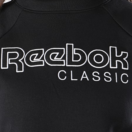 Reebok - Sweat Crewneck Femme Iconic Fleece DT7274 Noir