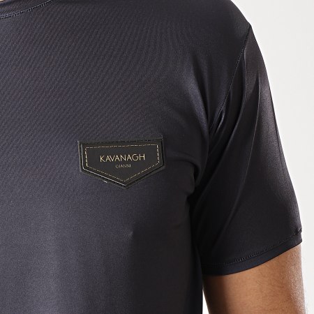 Gianni Kavanagh - Tee Shirt Oversize Daisy Baroque Noir Renaissance
