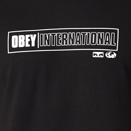 Obey - Tee Shirt Obey Intl City Noir