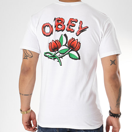 Obey - Tee Shirt Obey Briar Blanc