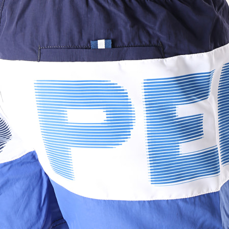 Pepe Jeans - Short De Bain Pas PMB10206 Bleu Marine Blanc Bleu Clair