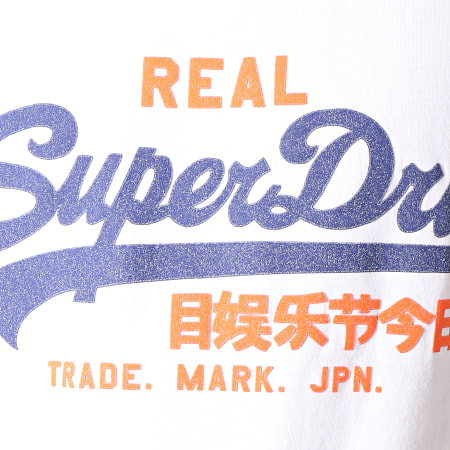 Superdry - Débardeur Vintage Logo Blanc