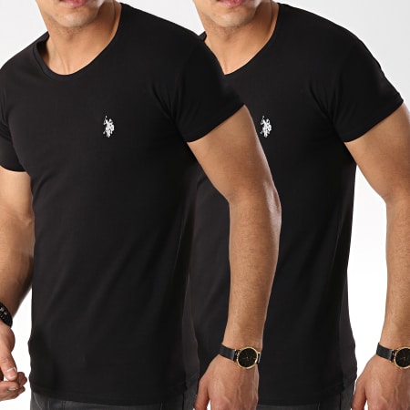 US Polo ASSN - Lot De 2 Tee Shirts 15451980-47282 Noir