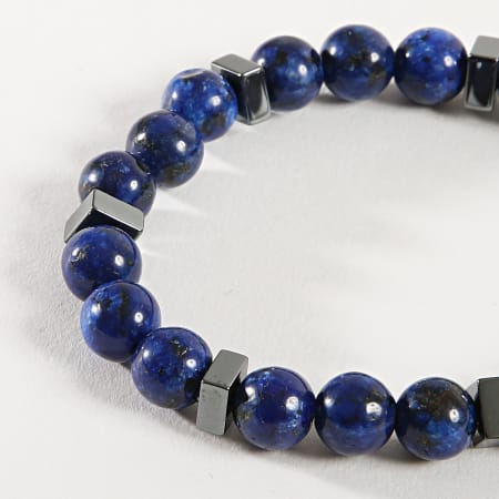 Black Needle - Bracelet 12 Bleu Roi Marbre