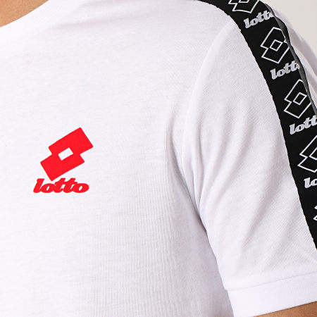 Lotto - Tee Shirt Avec Bandes Athletica II 210873 Blanc