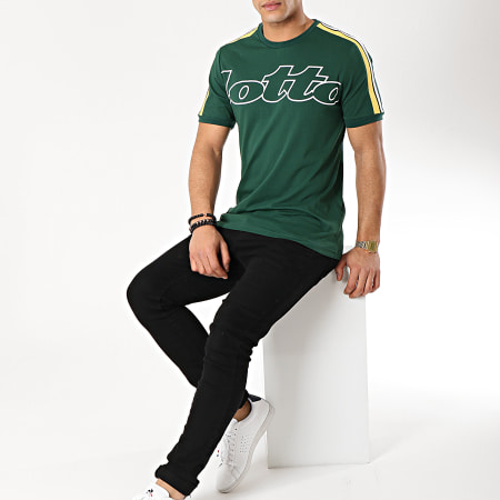 Lotto - Tee Shirt Avec Bandes Athletica II 210874 Vert