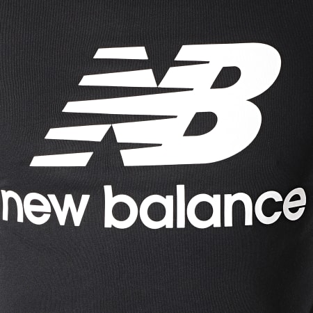 New Balance - Tee Shirt Logo 690960-60 Noir Blanc