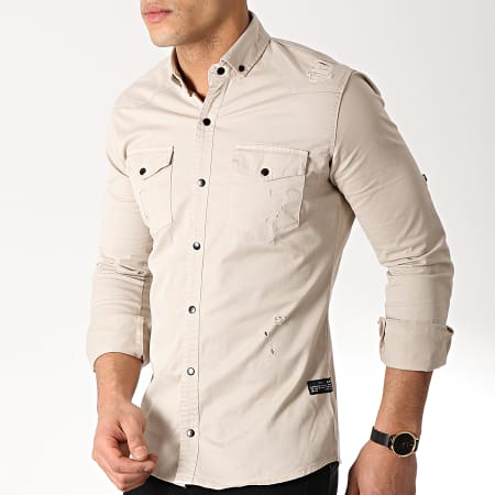Classic Series - Chemise Manches Longues 16421 Beige