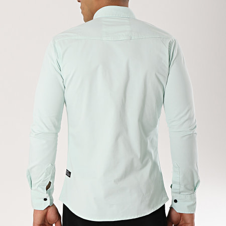 Classic Series - Chemise Manches Longues 16421 Bleu Turquoise
