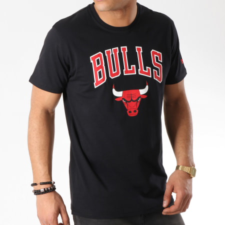 New Era - Maglietta Logo Squadra Chicago Bulls 11530755 Nero