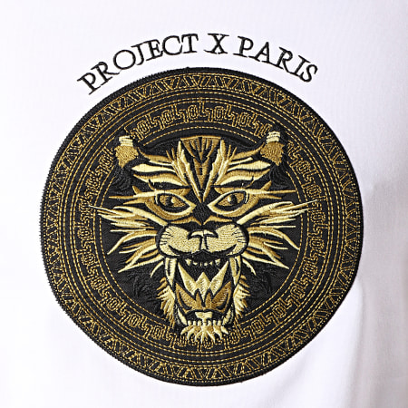 Project X Paris - Tee Shirt 1910026 Blanc Noir Renaissance