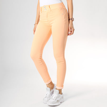 Tiffosi - Jean Skinny Femme Double Up Corail