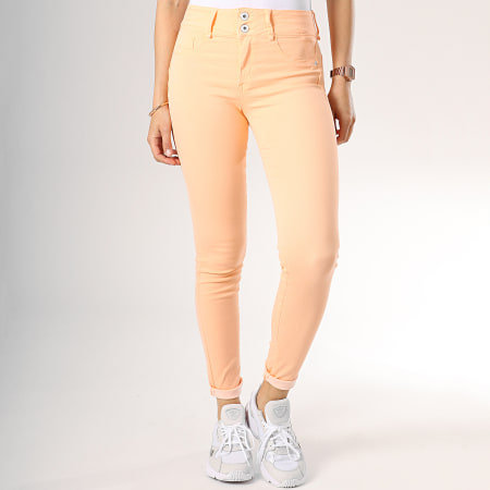 Tiffosi - Jean Skinny Femme Double Up Corail