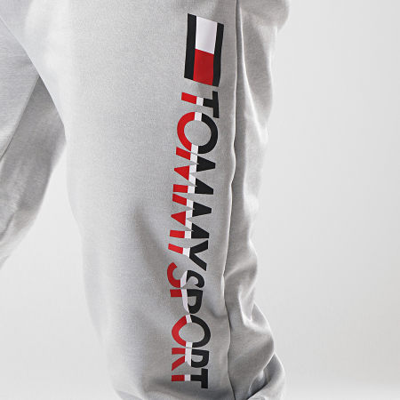 Tommy Hilfiger - Pantalon Jogging Vertical Logo S20S200071 Gris Chiné