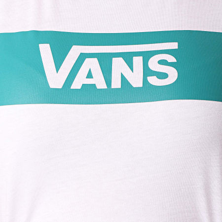 Vans - Tee Shirt Femme Tangle Range A3ULLUWJ Blanc Vert