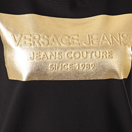 Versace Jeans Couture - Robe Femme TDM900 D2HTB440-30187 Noir Doré