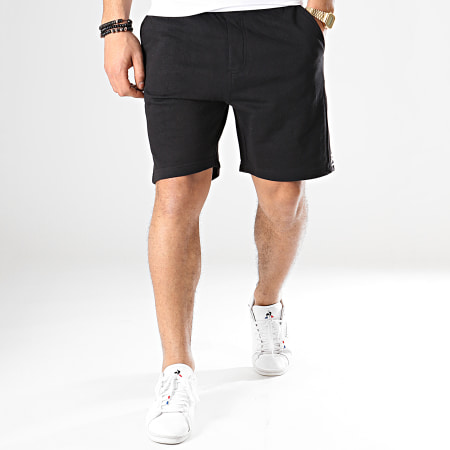 Calvin Klein - Short Jogging Avec Bandes Side Institutionnal 2250 Noir Blanc