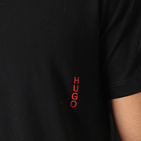 HUGO - Lot De 2 Tee Shirts Twin 50408203 Noir