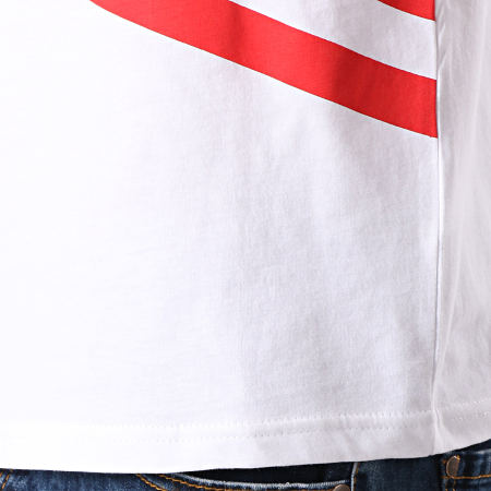 Umbro - Tee Shirt Cot 697070-60 Blanc Noir Rouge