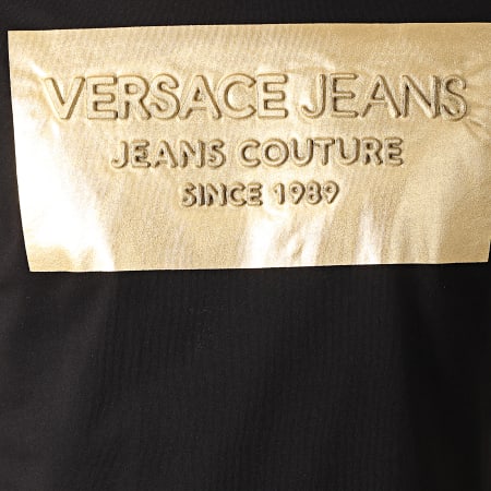 Versace Jeans Couture - Tee Shirt Slim Foil 2 B3GTB74D-36590 Noir Doré