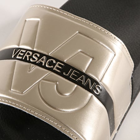 Versace Jeans Couture - Claquettes Fondo Sea Dis 3 E0YTBSQ3-70983 Noir Argenté